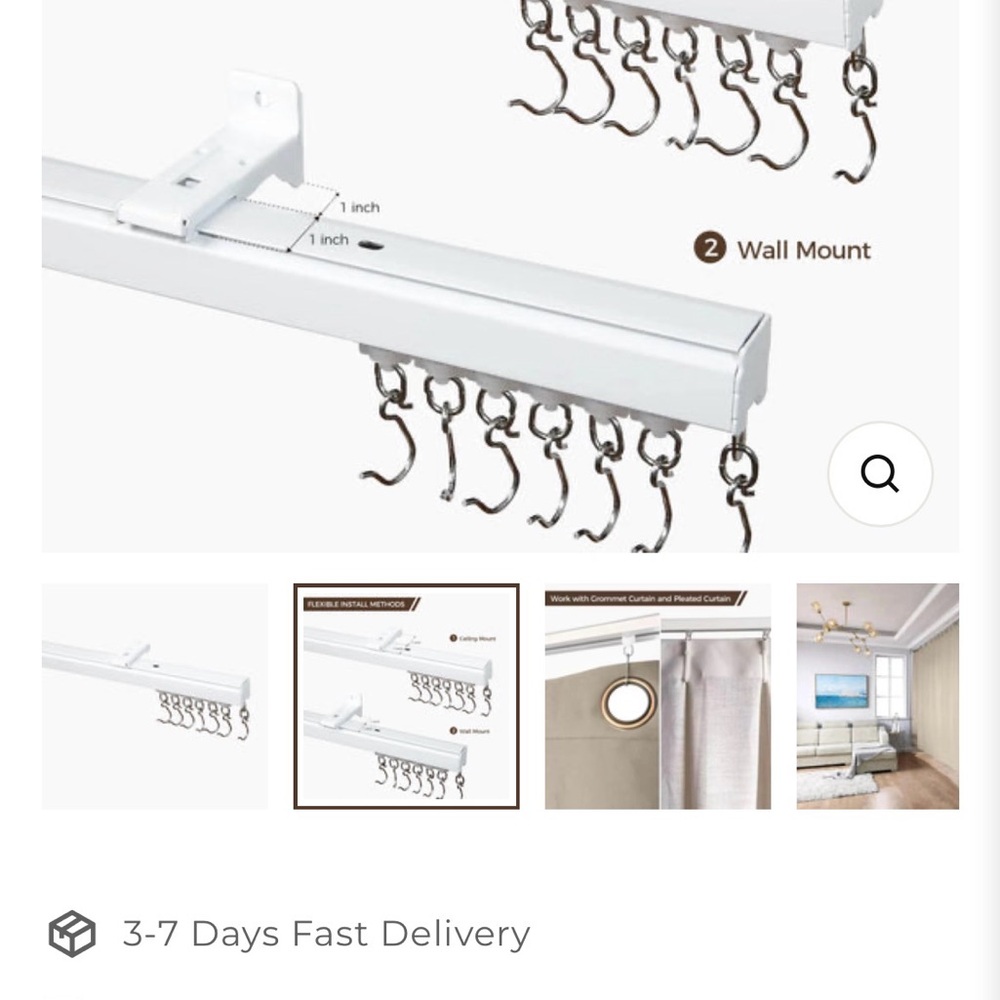 Wall Mount Curtain Track ( Lora Track two pages )